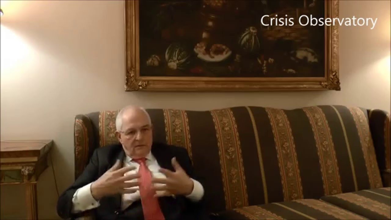 Interview of Martin Wolf, chief economics commentator of the Financial Times, at Crisis Observatory