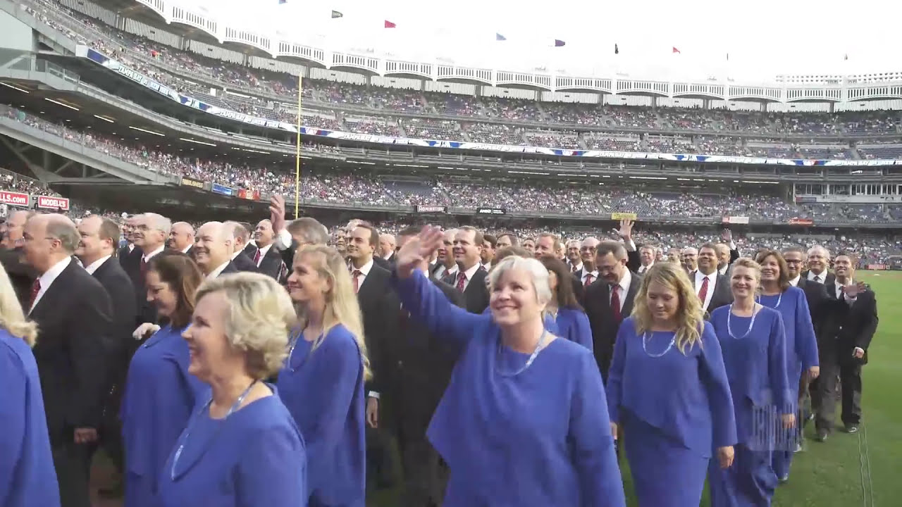 Choir on Tour: "The Star Spangled Banner" Yankee Stadium | The