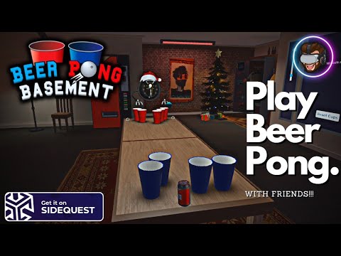 Beer Pong Basement | free Gameplay test | no commentary | Meta Quest