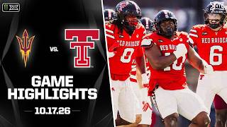 Arizona State vs. #10 Texas Tech Highlights | 2026 Monster Energy Big 12 Football