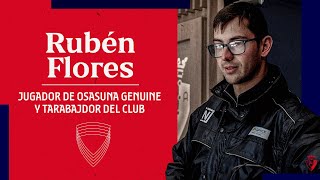 Rubén Flores, jugador de Osasuna Genuine y trabajador del Club Atlético Osasuna