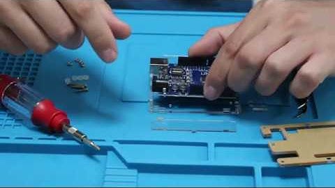 Arduino Uno Acrylic case assembly HOW TO