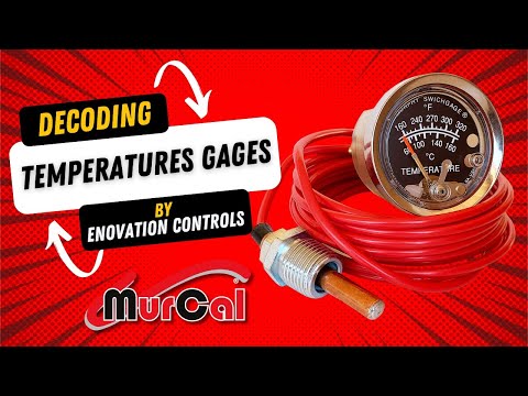 Decoding Enovation Controls' Murphy Temperature Swichgages - video from MurCal