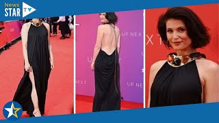 Bond girl Gemma Arterton wows as she flashes flesh in backless dress