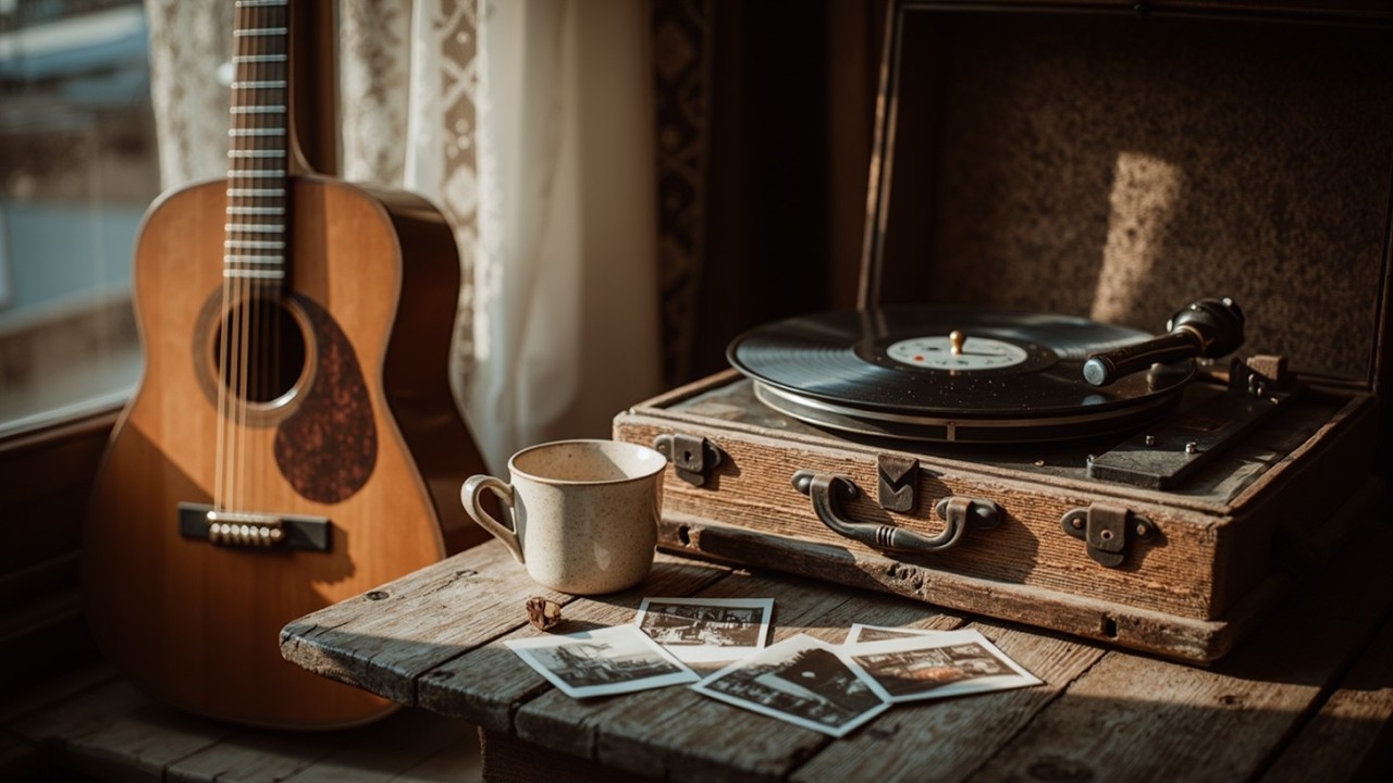 Gentle Acoustic Cafe Vibes - Peaceful Guitar Music for Study & Focus 🎵