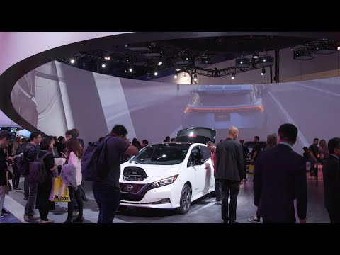 A look inside the Nissan booth at CES 2020