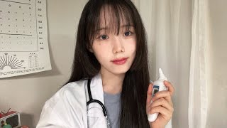 ASMR Обработка раны в школьном медицинском кабинете, ACMP ролевые игрыㅣWound treatment Role Play