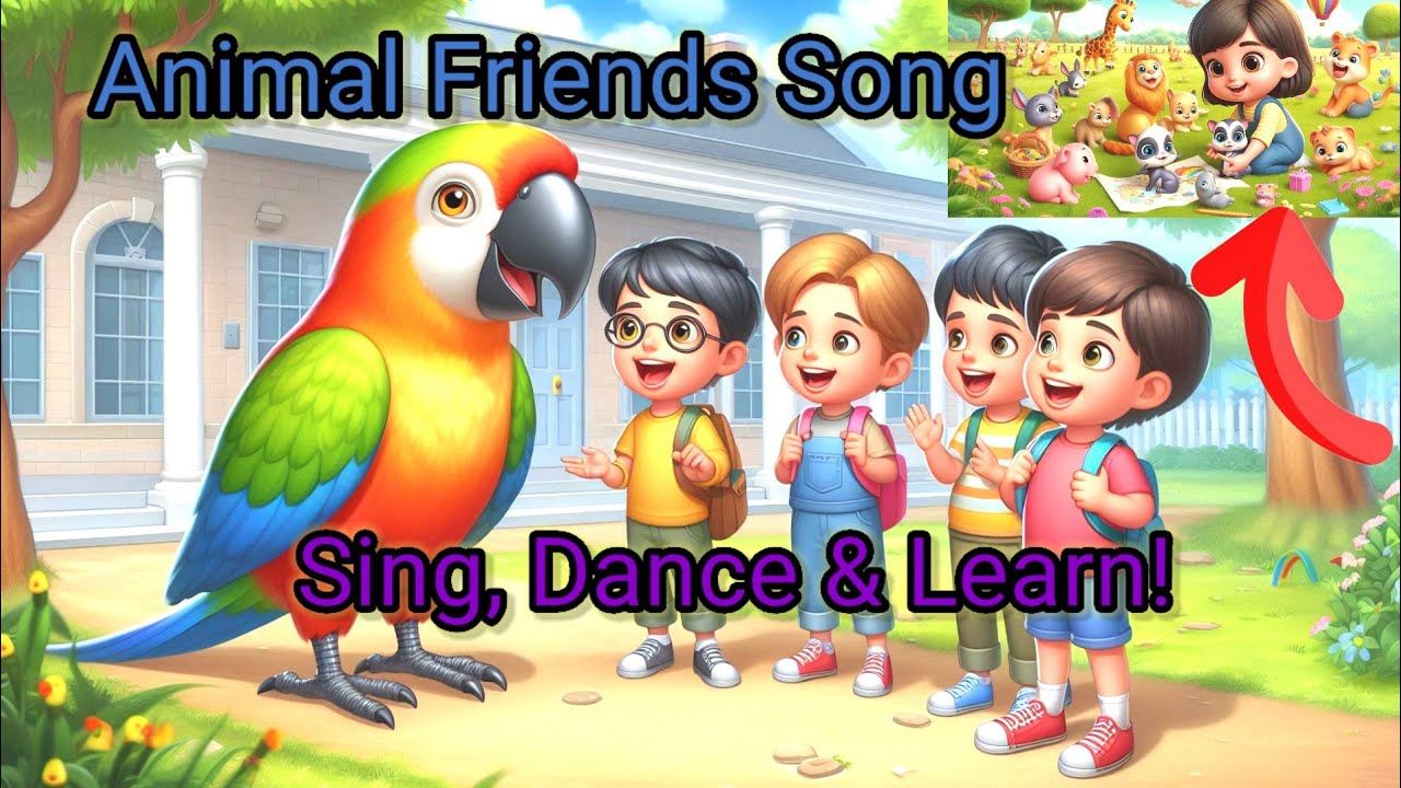 Baby Animals & Kids  A Fun Singing Adventure! Cow elephant 