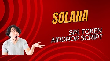Solana spl token airdrop script
