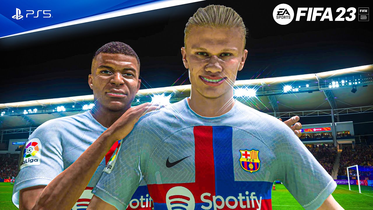 FIFA 23 - Mbappe, Neymar, Haaland, Vini Jr, Play Together at Barcelona