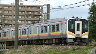 E129系B7編成　信越本線上り普通444M　新潟→長岡