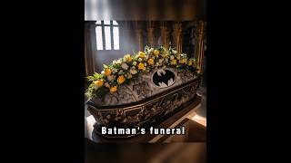 Superheroes at batmans funeral made With Ai shorts ai