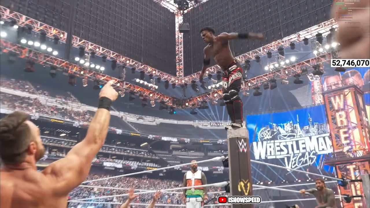 irl stream MY FIRST MATCH AT WRESTLE MANIA 🤼