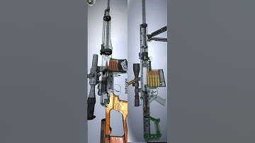 Barrett M82 vs SVD  Anti-Materiel Beast vs Sniper Legend | Gaming Shorts #reload #legend #3d #gaming