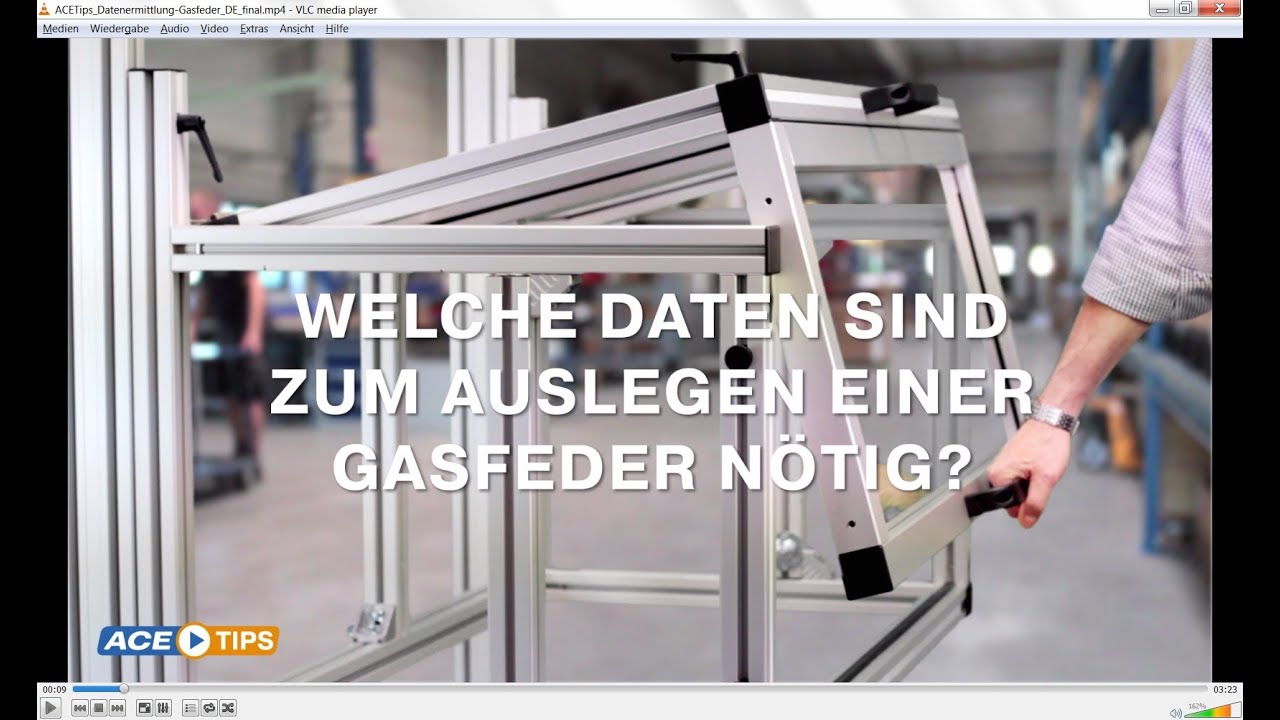 ACETips  Welche Daten sind zum Auslegen einer Gasfeder nötig