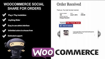 Woocommerce Social Share For Orders | Codecanyon Scripts and Snippets