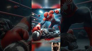 OMG 😱 Spider-man vs Venom 💥 Boxing Match #avengers #shorts #spiderman #2024 #viral