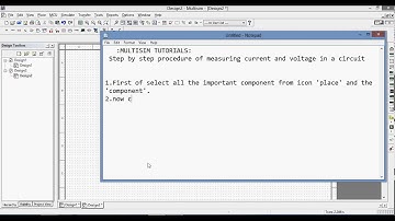 Current and Voltage measurement