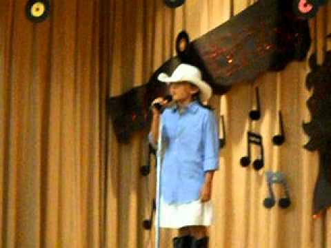 Maria Trevino Singing I'm A Country Girl By: Debby...