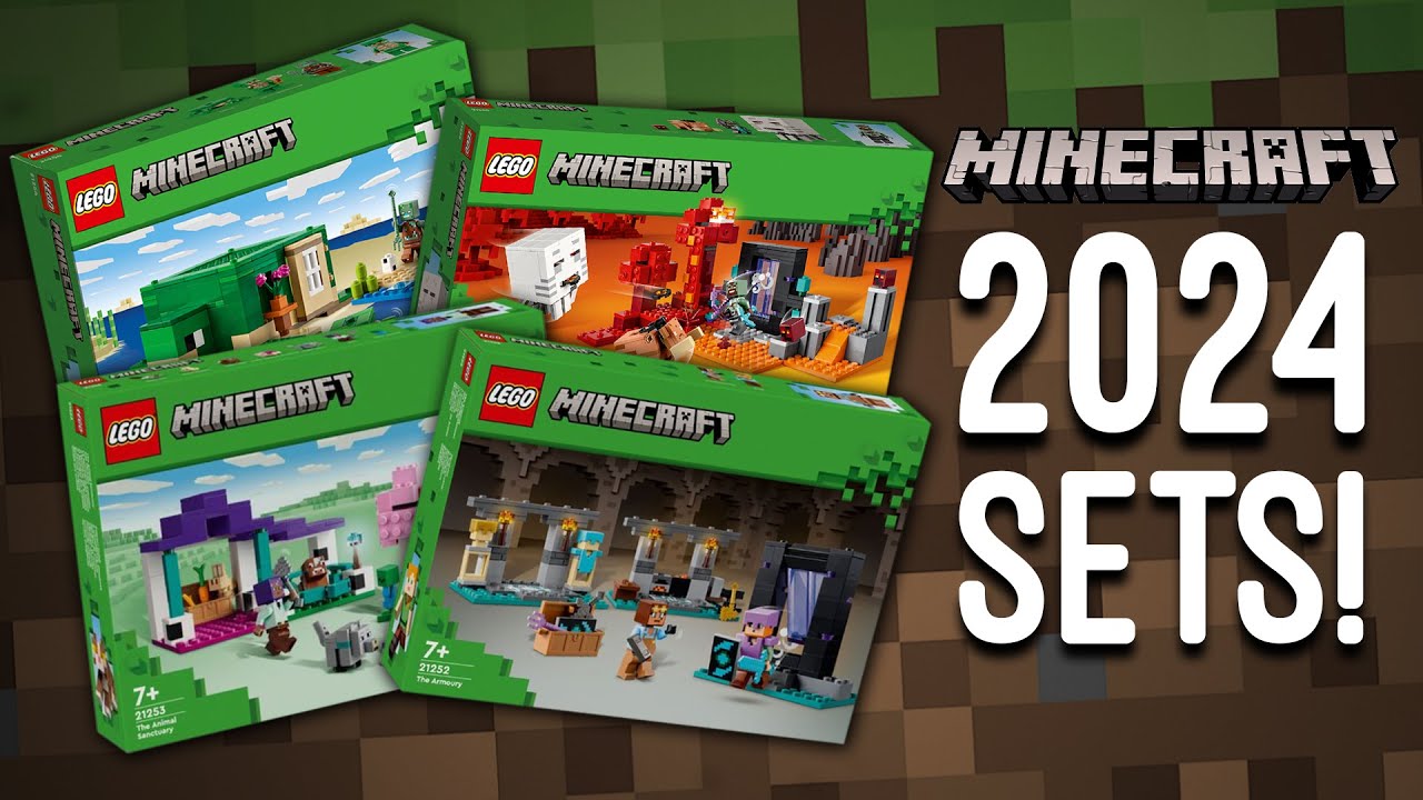 LEGO Minecraft 2024 Sets OFFICIALLY Revealed 