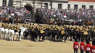 Trooping the Colour 2017-Colonels Review,Prince William takes the salute of the Mounted Troops.