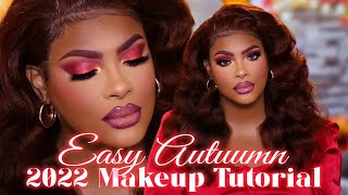 How to: 2022 Easy FALL Makeup Tutorial + How to Get a FLAWLESS FOUNDATION APPLICATION screenshot 1