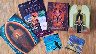 The Wisdom of the shadow & The divine feminine mini  oracle decks from Intuitive Art & Alchemy 
