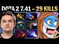 Slark Dota 2 7.41 with 29 Kills and Diffusal Blade - Dota Gameplay