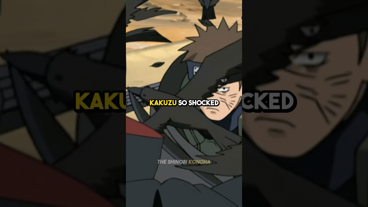 Raidou's Black Sword Shocks Kakuzu 