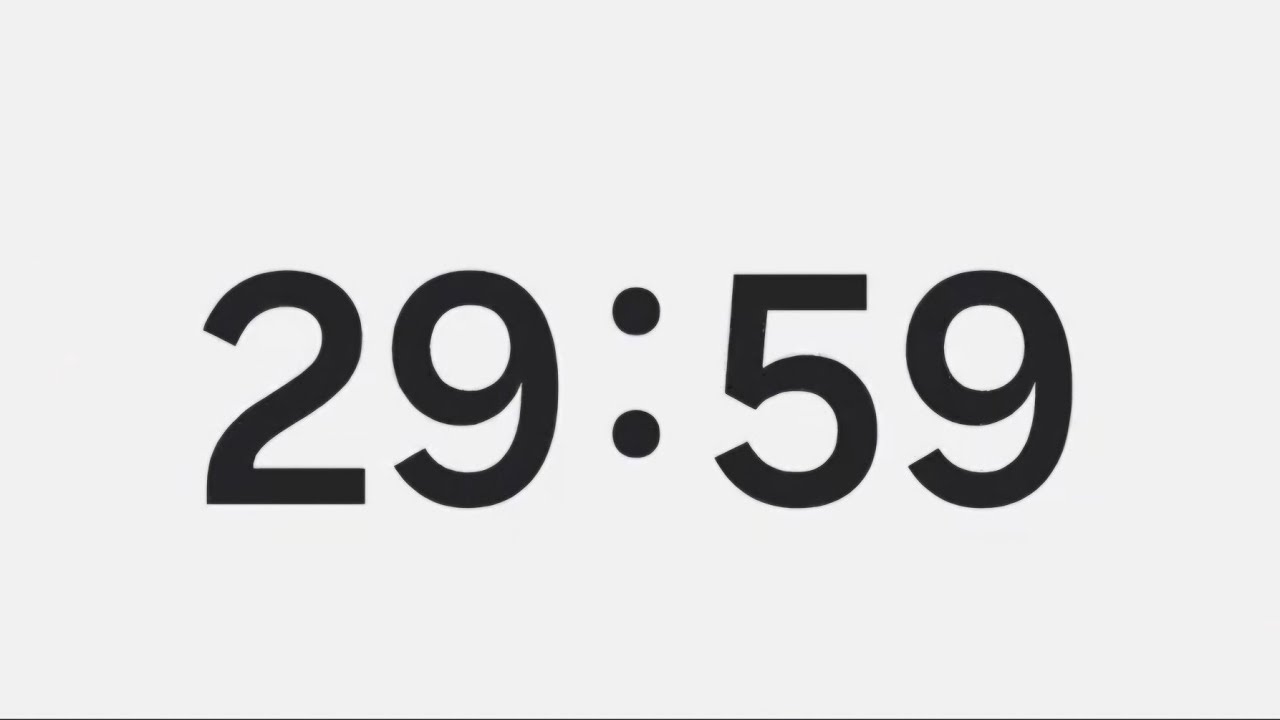 30 dakika kronometre 🌱 pomodoro 🌱 Reklamsız / müziksiz 