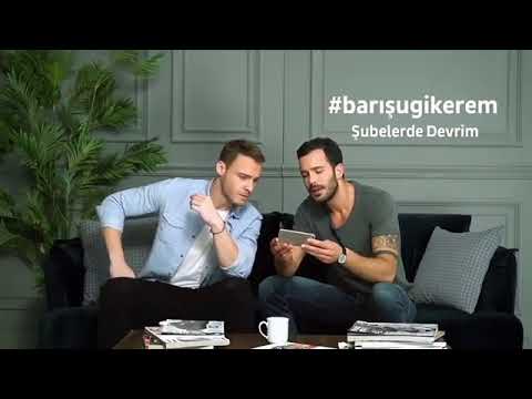 #barışugikerem #şubelerdedevrim Barış Arduç ve Kerem Bursin reklam filmi sonrası