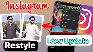 Instagram Restyle Feature Kaise Use Kare |How to use Instagram Restyle Option | instagram new Update