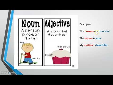 Grammar Nouns and Adjectives in Sentence