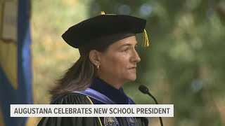 Augustana College holds inauguration for new president; first woman in position