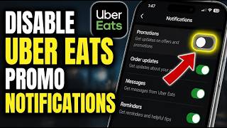 How to disable Uber Eats promo notifications - Easy Tutorial