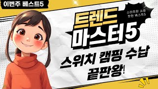닌텐도 스위치/캠핑용품 수납 끝판왕! 올인원 파우치  가방 추천