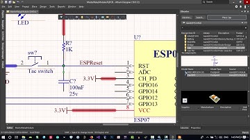38 Add Rest circuit Filter and reset button for ESP8266 ESP07
