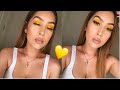 Yellow Eye Look|Colourpop Cosmetics UH-HUH HONEY Palette 🍯