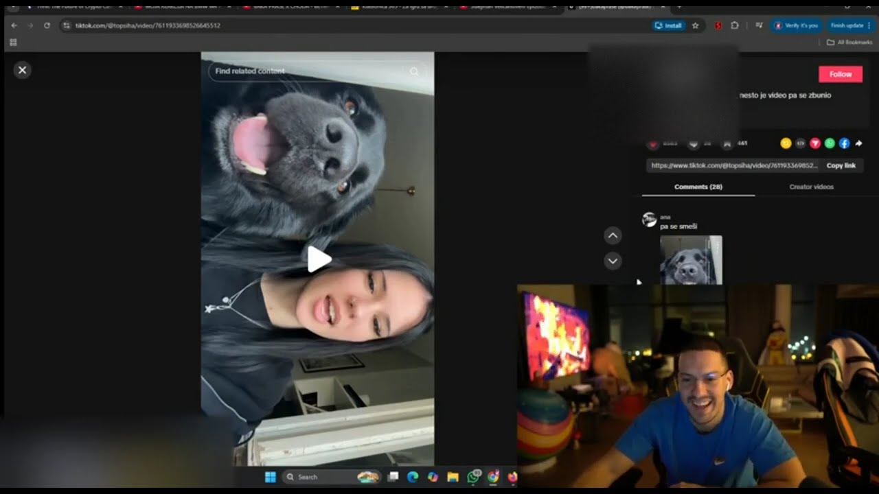 Baka Prase reaguje na Tik Tokove*Odgovorio Tik Tokerki na prozivke*