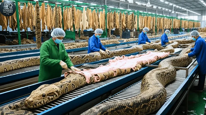 Inside the Snake-Leather Factory: From Snake Skin to Luxury Jacket (Full Process)