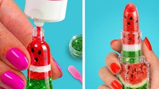 NEW 123GO! LUXE VS CHEAP SCHOOL HACKS || Lazy Beauty Hacks for Morning Routine