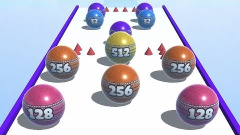 Ball Merge 2048 🟠🎱😀 Android Max levels!! All levels gameplay Android, iOS