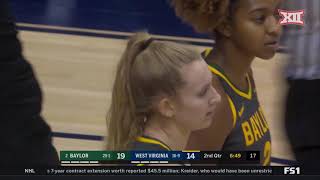Baylor at West Virginia Women's Basketball Highlights