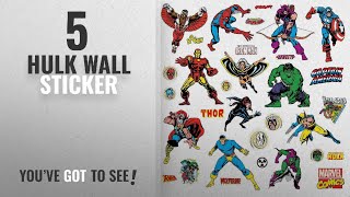 Top 10 Hulk Wall Sticker [2018]: Roommates Rmk2328Scs Marvel Character Peel And Stick Wall Decals,