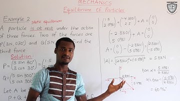Mechanics II (Equilibrium of Particles)