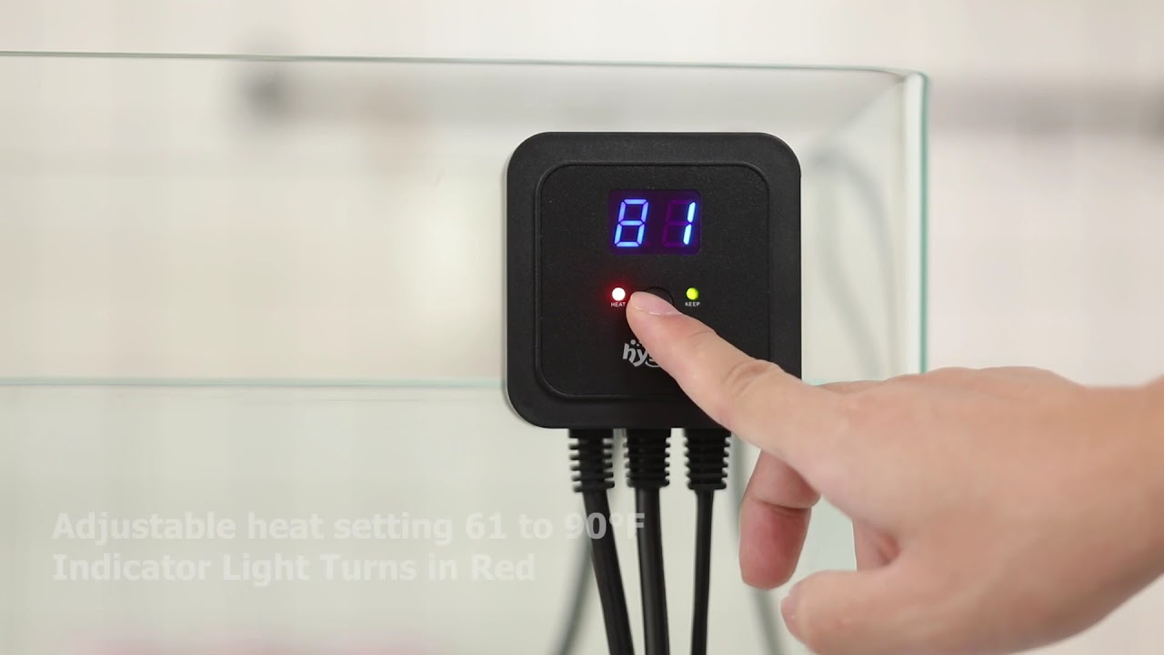 Hygger Aquarium Heater with LED Digital Temperature Controller