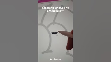 DRAW WITH ME cleaning the linework ipad ASMR #asmr #arttok #drawingasmr #applepencil #ipadpro