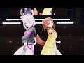 【MMD】『ロキ/ROKI』【朝ノ瑠璃＆朝ノ光】猫又おかゆ 戌神ころね【HoloLive】1080p FullHD
