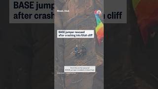 BASE jumper rescued after crashing into Utah cliff