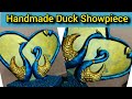 From Waste Cardboard to Cute Duck Showpiece 🦆 | DIY Clay Craft